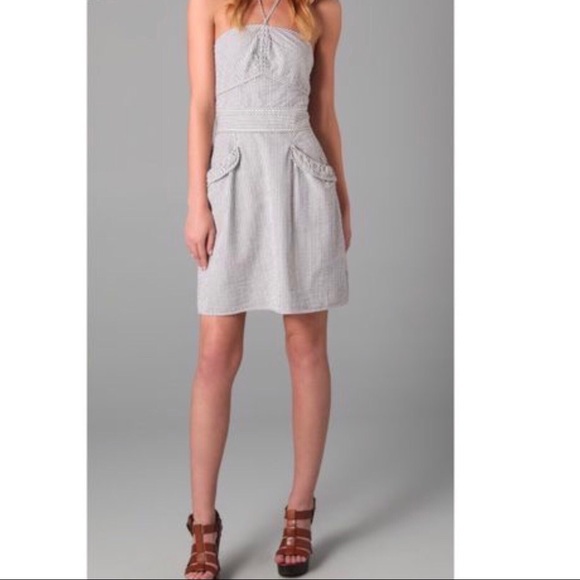 Juicy Couture Dresses & Skirts - Juicy Couture Seersucker pinstripe dress M